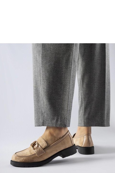 Beżowe mokasyny z klamerką Seggiano - Solea Solea Beżowe mokasyny z klamerką Seggiano - Solea Solea