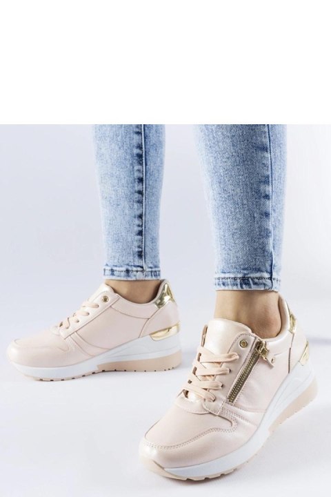 Beżowe sneakersy zdobione zamkiem Marietta - Solea Solea Beżowe sneakersy zdobione zamkiem Marietta - Solea Solea