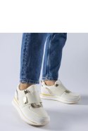 Beżowe wsuwane sneakersy na platformie Sages - Solea Solea