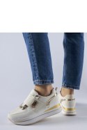 Beżowe wsuwane sneakersy na platformie Sages - Solea Solea