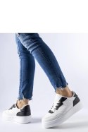 Białe sneakersy z czarnym akcentem Fournie - Solea Solea