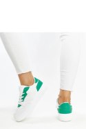 Białe sneakersy z zielonym akcentem Fournie - Solea Solea