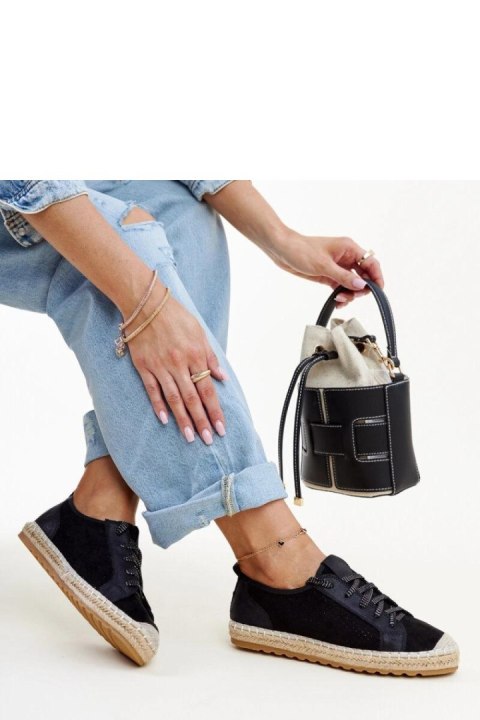 Czarne espadryle sportowe Naila - Solea Solea