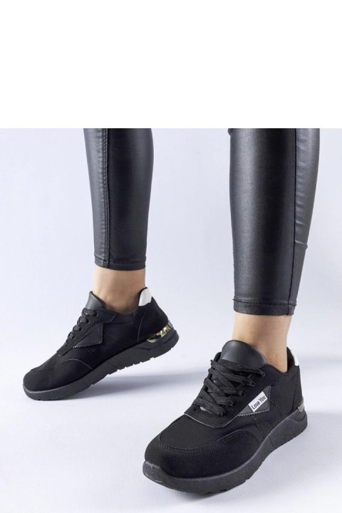 Czarne materiałowe sneakersy Geraldino - Solea Solea Czarne materiałowe sneakersy Geraldino - Solea Solea