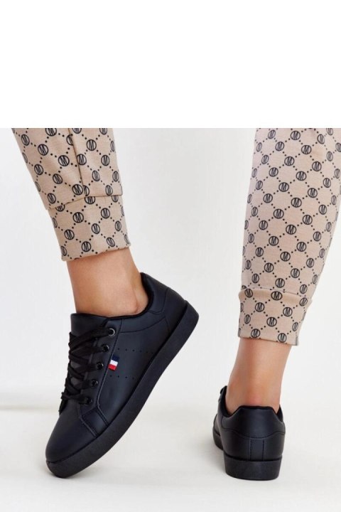Czarne sneakersy eko skóra Gioya - Solea Solea Czarne sneakersy eko skóra Gioya - Solea Solea