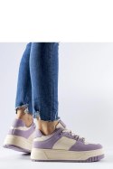Fioletowe sneakersy na platformie Crim - Solea Solea