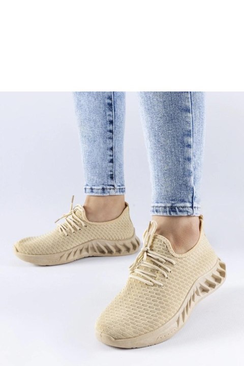 Beżowe materiałowe sneakersy Derek - Solea Solea Beżowe materiałowe sneakersy Derek - Solea Solea