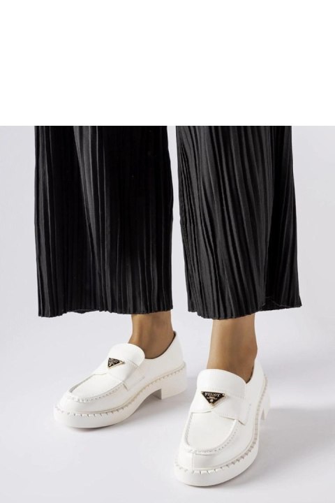 Białe damskie mokasyny Milne - Solea Solea