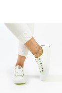 Białe damskie trampki z kolorem CROSS JEANS - Solea Solea
