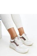 Białe sneakersy damskie na koturnie CROSS JEANS - Solea Solea