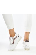 Białe sneakersy damskie na koturnie CROSS JEANS - Solea Solea