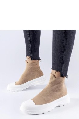 Brązowe trampki z elastyczną cholewką Gadbois - Solea Solea