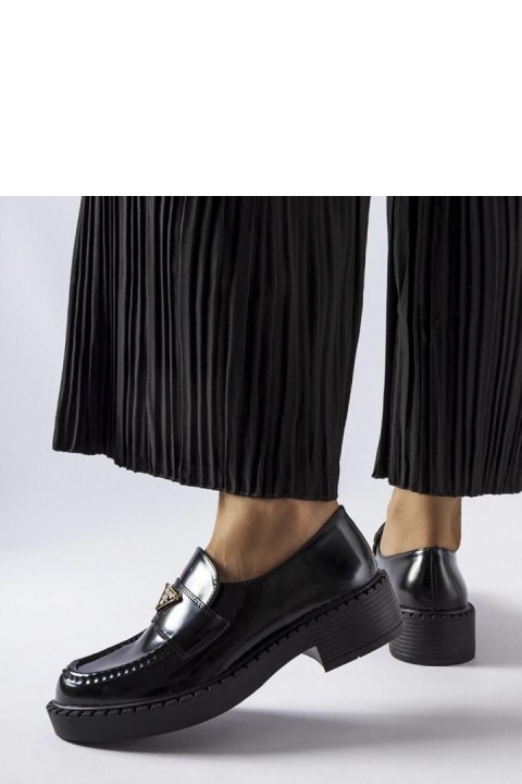 Czarne damskie mokasyny Milne - Solea Solea