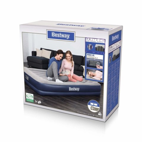 Dmuchany Materac 203 x 152 x 36 cm Bestway 67725 Bestway Dmuchany Materac 203 x 152 x 36 cm Bestway 67725 Bestway