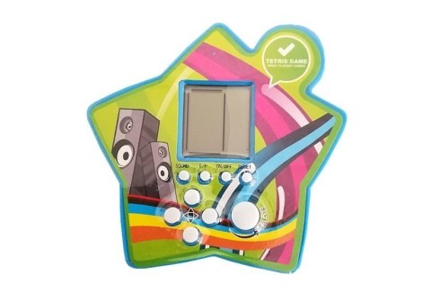Gra Elektroniczna Kieszonkowa Brick Niebieska LEAN TOYS Gra Elektroniczna Kieszonkowa Brick Niebieska LEAN TOYS