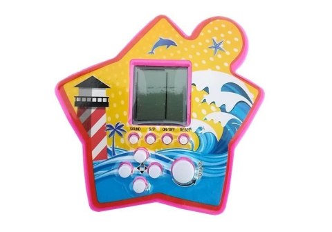 Gra Elektroniczna Kieszonkowa Tetris Gwiazdka Fioletowy LEAN TOYS Gra Elektroniczna Kieszonkowa Tetris Gwiazdka Fioletowy LEAN TOYS