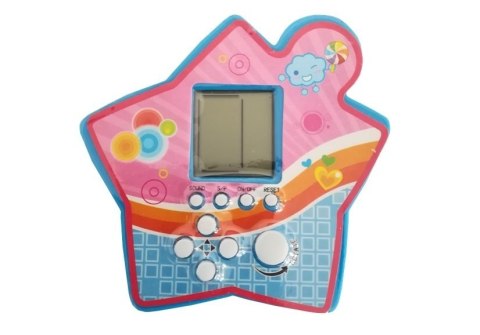 Gra Elektroniczna Kieszonkowa Tetris Gwiazdka Niebieski LEAN Toys Gra Elektroniczna Kieszonkowa Tetris Gwiazdka Niebieski LEAN Toys