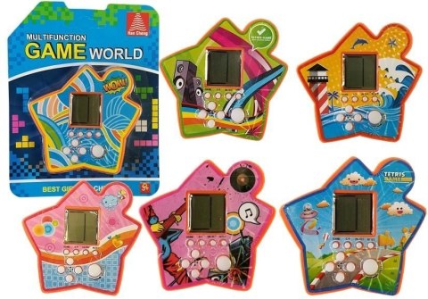 Gra Elektroniczna Kieszonkowa Tetris Gwiazdka Pomarańczowy LEAN TOYS Gra Elektroniczna Kieszonkowa Tetris Gwiazdka Pomarańczowy LEAN TOYS