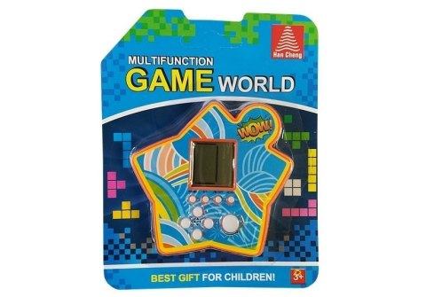 Gra Elektroniczna Kieszonkowa Tetris Gwiazdka Pomarańczowy LEAN TOYS Gra Elektroniczna Kieszonkowa Tetris Gwiazdka Pomarańczowy LEAN TOYS