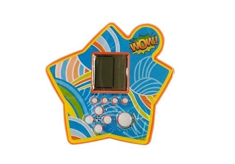Gra Elektroniczna Kieszonkowa Tetris Gwiazdka Pomarańczowy LEAN TOYS Gra Elektroniczna Kieszonkowa Tetris Gwiazdka Pomarańczowy LEAN TOYS