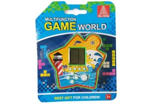 Gra Elektroniczna Kieszonkowa Tetris Gwiazdka Zielony LEAN TOYS Gra Elektroniczna Kieszonkowa Tetris Gwiazdka Zielony LEAN TOYS