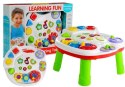 Stolik Edukacyjny Kształty Cyferki Gra Świeci LEAN Toys