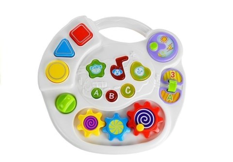 Stolik Edukacyjny Kształty Cyferki Gra Świeci LEAN Toys