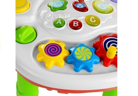 Stolik Edukacyjny Kształty Cyferki Gra Świeci LEAN Toys