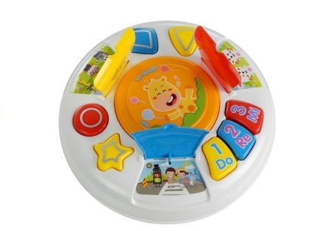 Stolik Edukacyjny Muzyczny Gra Świeci Dla Malucha LEAN Toys