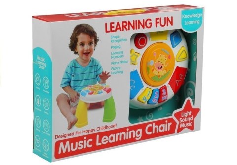 Stolik Edukacyjny Muzyczny Gra Świeci Dla Malucha LEAN Toys