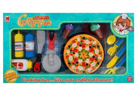 Zestaw Fast Food Pizza Lody 20 Elementów LEAN Toys