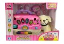 Zestaw Piękności Dla Pieska Akcesoria Biały Piesek Transporter Różowy LEAN Toys