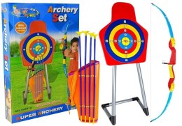 Zestaw łuczniczy Tarcza + Łuk Kołczan 4 Strzały LEAN Toys