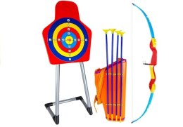 Zestaw łuczniczy Tarcza + Łuk Kołczan 4 Strzały LEAN Toys
