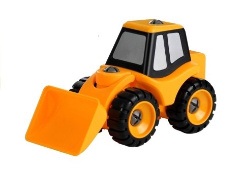 Żółta Koparka Do Rozkręcania + Wkrętarka LEAN Toys Żółta Koparka Do Rozkręcania + Wkrętarka LEAN Toys