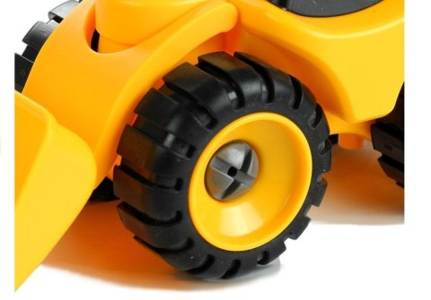 Żółta Koparka Do Rozkręcania + Wkrętarka LEAN Toys Żółta Koparka Do Rozkręcania + Wkrętarka LEAN Toys