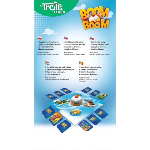 Gra zręcznościowa Boom Boom Rodzina Treflików Trefl 02122 Trefl Gry