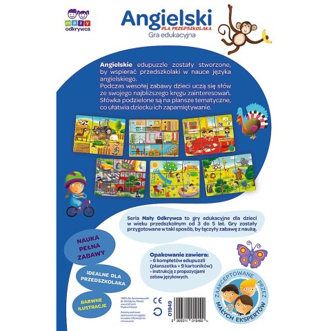 Gra dla dzieci Angielski dla przedszkolaka/Mały Odkrywca Trefl 01949 Trefl Gry