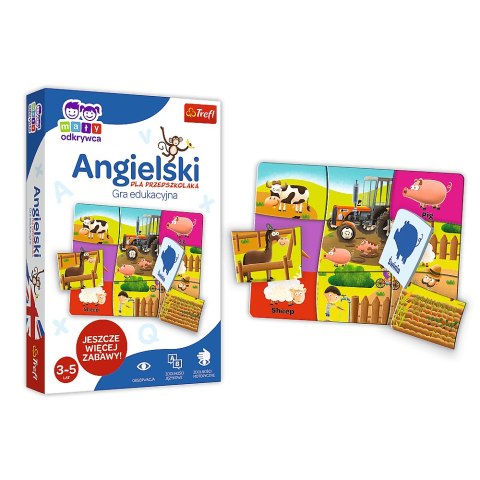 Gra dla dzieci Angielski dla przedszkolaka/Mały Odkrywca Trefl 01949 Trefl Gry