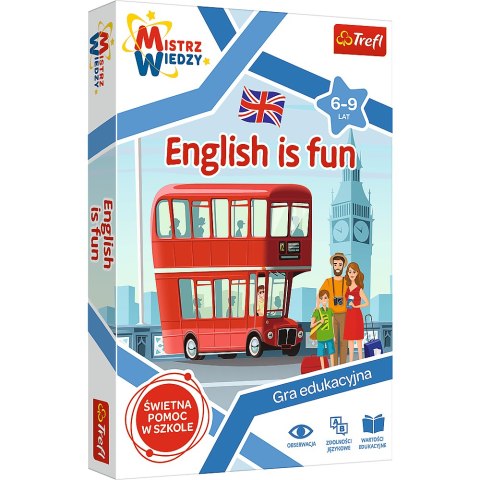 Gra dla dzieci English is Fun Mistrz Wiedzy Trefl 01954 Trefl Gry