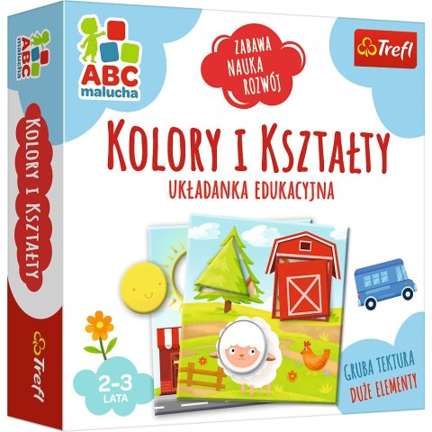 Gra edukacyjna dla dzieci Kolory i kształty ABC Malucha Trefl 01939 Trefl Gry