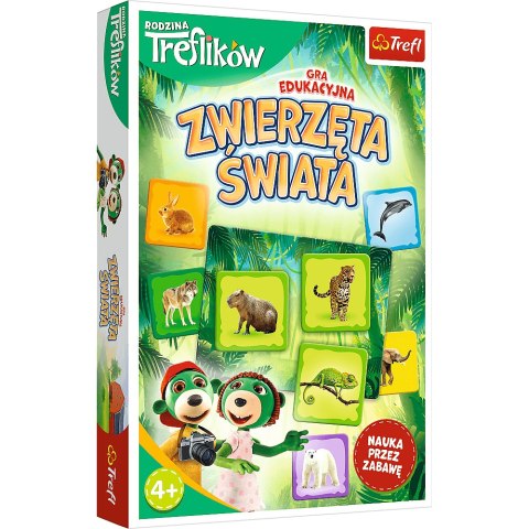 Gra dla dzieci Zwierzęta Świata Rodzina Treflików 02337 Trefl Gry