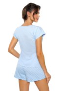 Piżama Damska Model SKY short Blue - Donna Donna