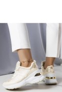 Beżowe sneakersy z metalicznymi wstawkami Ruais - Solea Solea