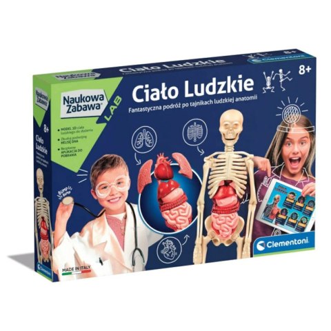 Naukowa Zabawa Ciało Ludzkie Język Polski Clementoni 60249 Clementoni