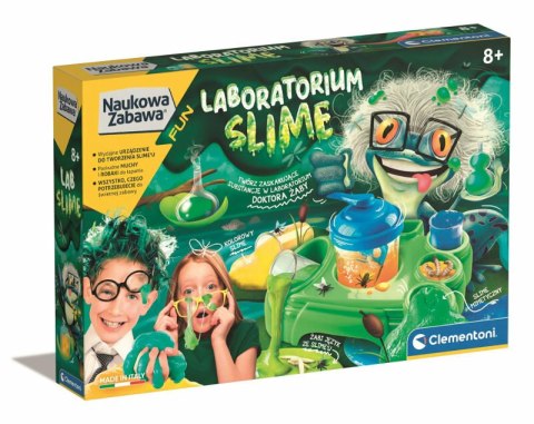 Naukowa Zabawa Laboratorium Slime Język Polski Clementoni 50726 Clementoni