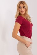 Bluzka Model RV-TS-5636.18 Bordo - Rue Paris Rue Paris
