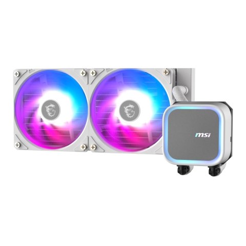 Chłodzenie wodne MSI MAG CORELIQUID A13 240 WHITE ARGB 2x120mm MSI