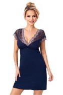 Koszulka nocna Koszula Nocna Model Olimpia Dark Blue - Donna Donna Koszulka nocna Koszula Nocna Model Olimpia Dark Blue - Donna Donna