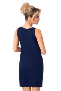 Koszulka nocna Koszula Nocna Model Olimpia II Dark Blue - Donna Donna